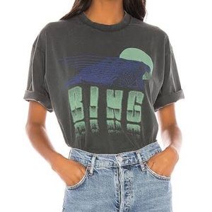 ANINE BING Georgie night crawler tee size xs